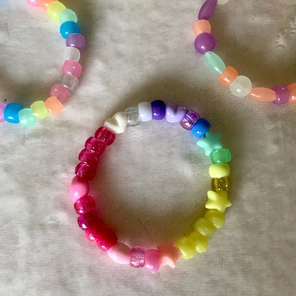 Kawaii Glow EDM Kandi Bracelet Set - Picture 2 of 5